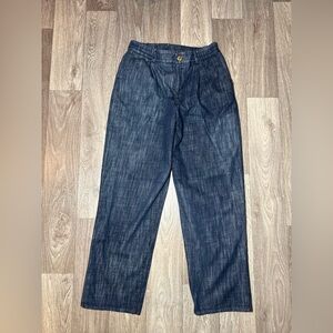HOPE Womans Chambray Denim Trousers Size Medium